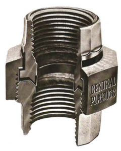 Isolation Union, Ground Joint, 150 lb, by Georg Fischer Central Plastics