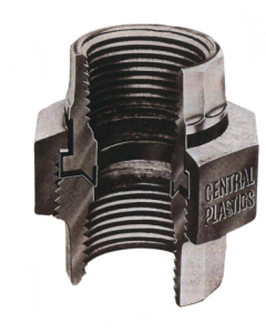Isolation Union, Ground Joint, 3,000 lb, by Georg Fischer Central Plastics