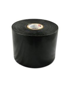 930-50 Black Tape, 6" x 50' Rolls, 8 Rolls/Case, by Polyken