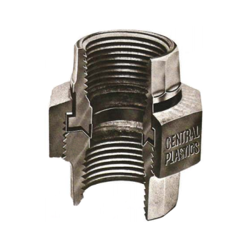 Isolation Union, Ground Joint, 150 lb, by Georg Fischer Central Plastics