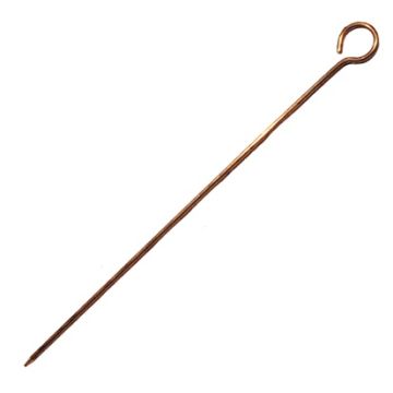 Model #44701 Copper Soil Pin with Looped Handle by M.C. Miller