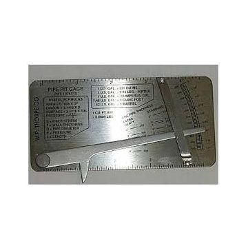 Pit Gage and Pipe Thickness Gage By W. R. Thorpe