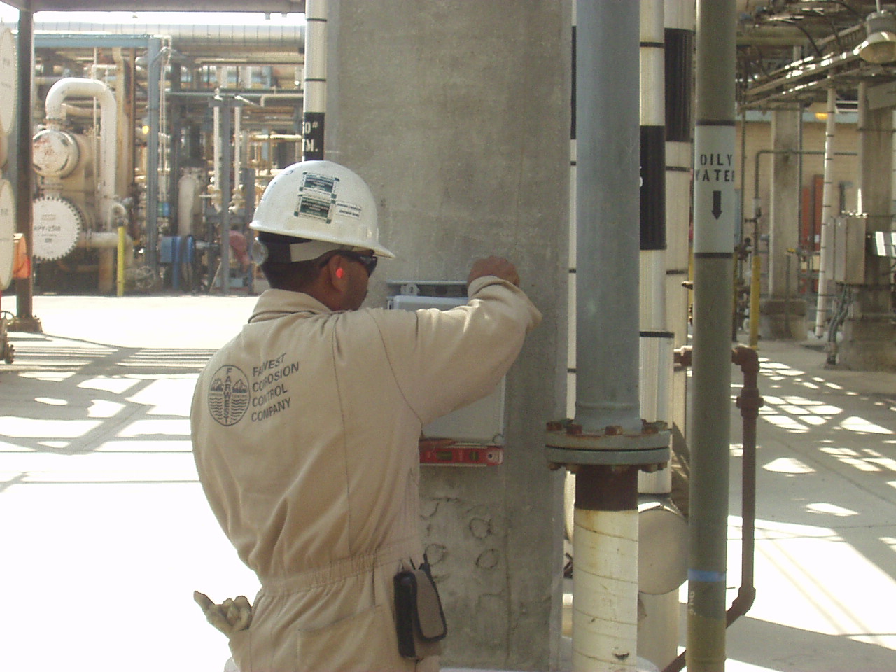 Engineer at work